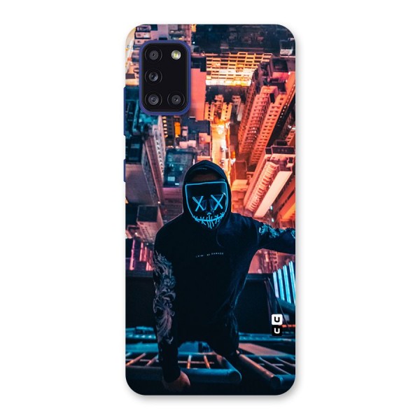 Mask Guy Climbing Building Back Case for Galaxy A31