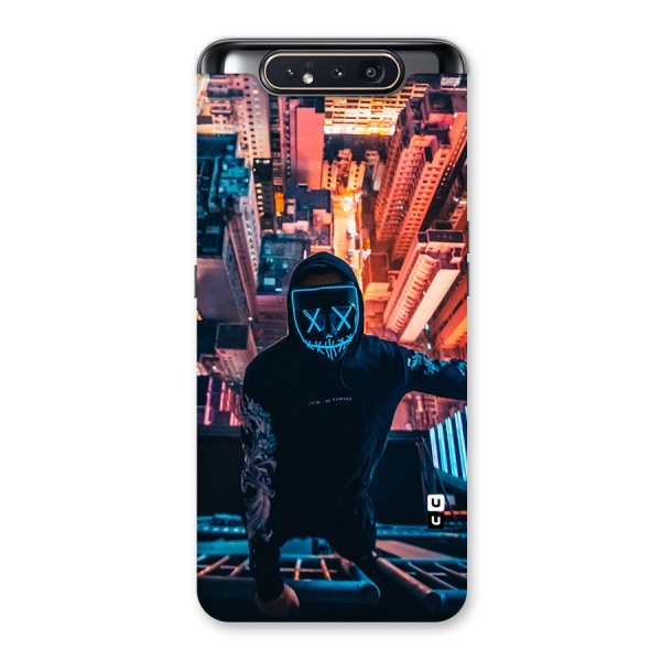 Mask Guy Climbing Building Back Case for Galaxy A80