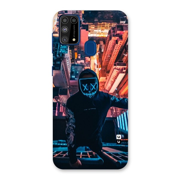 Mask Guy Climbing Building Back Case for Galaxy F41