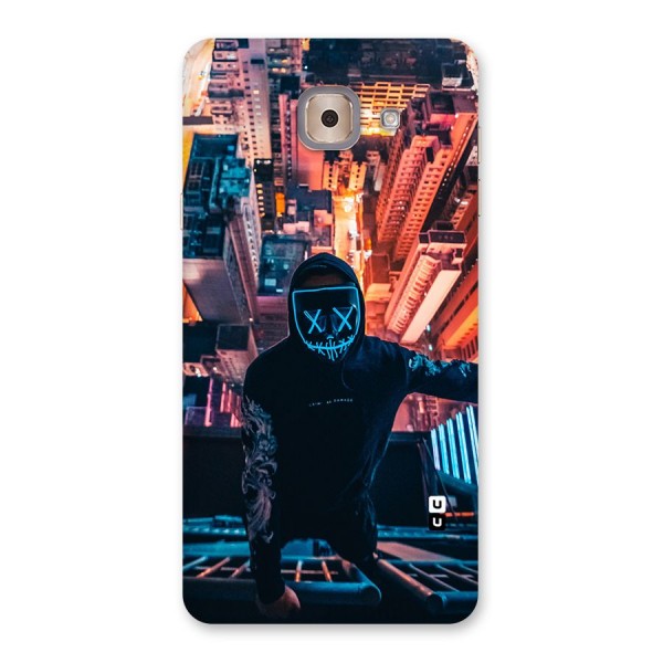 Mask Guy Climbing Building Back Case for Galaxy J7 Max