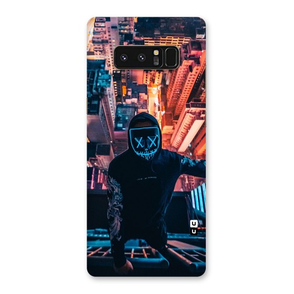 Mask Guy Climbing Building Back Case for Galaxy Note 8