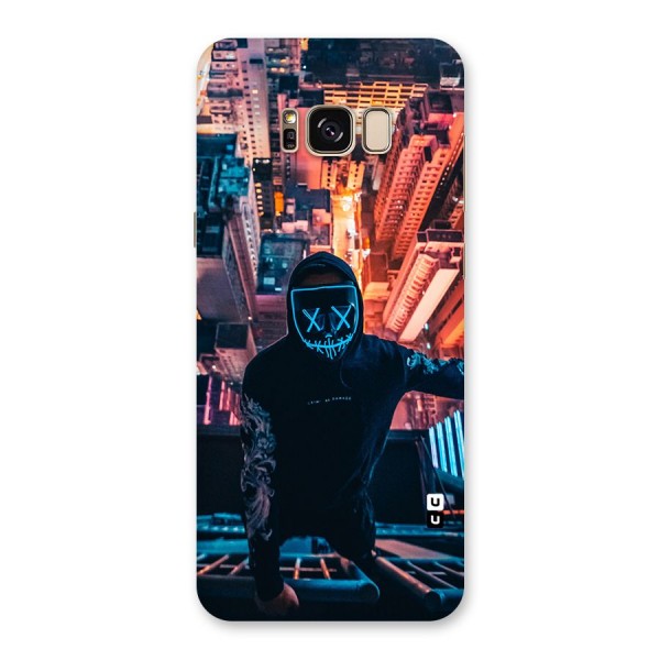 Mask Guy Climbing Building Back Case for Galaxy S8 Plus