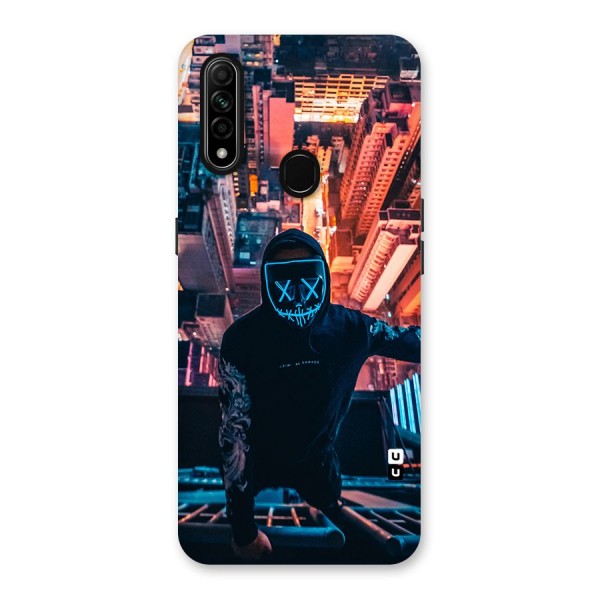 Mask Guy Climbing Building Back Case for Oppo A31