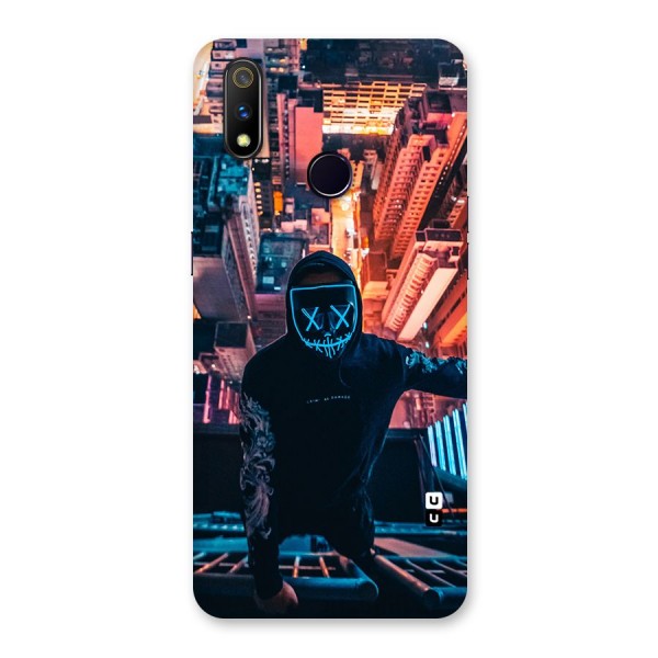 Mask Guy Climbing Building Back Case for Realme 3 Pro