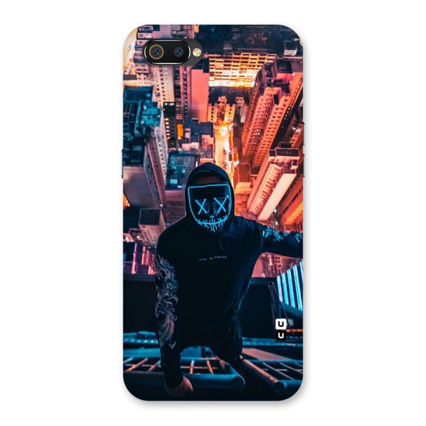 Mask Guy Climbing Building Back Case for Realme C2