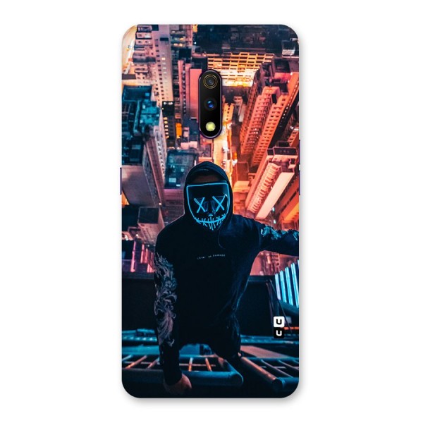 Mask Guy Climbing Building Back Case for Realme X