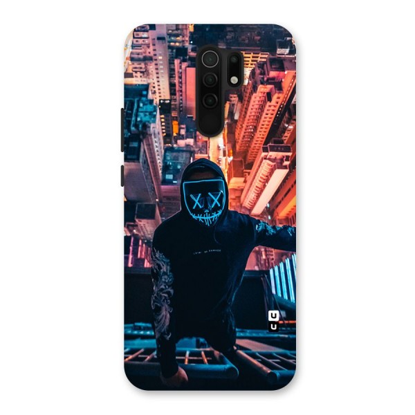 Mask Guy Climbing Building Back Case for Redmi 9 Prime