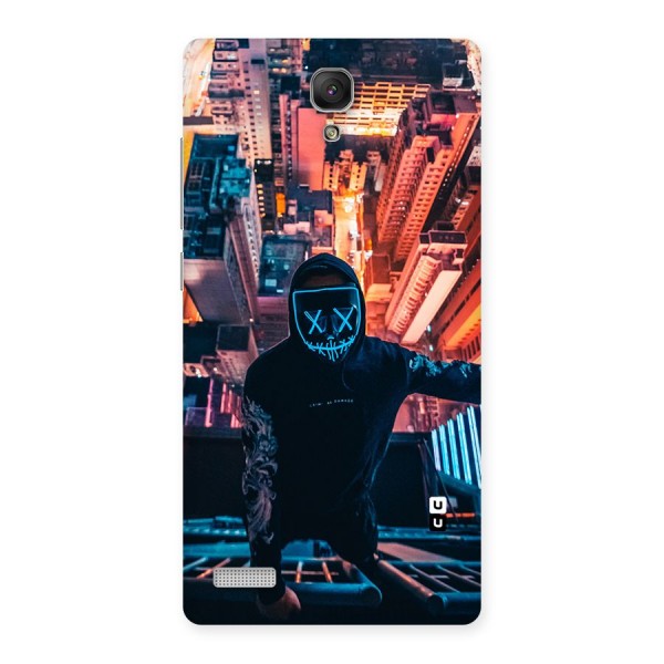 Mask Guy Climbing Building Back Case for Redmi Note