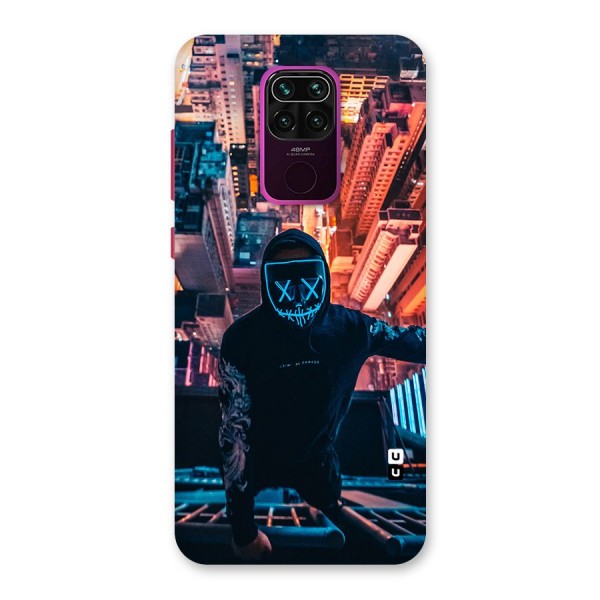 Mask Guy Climbing Building Back Case for Redmi Note 9