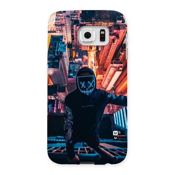 Mask Guy Climbing Building Back Case for Samsung Galaxy S6