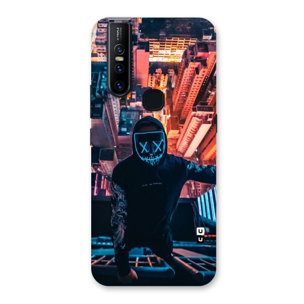 Mask Guy Climbing Building Back Case for Vivo V15