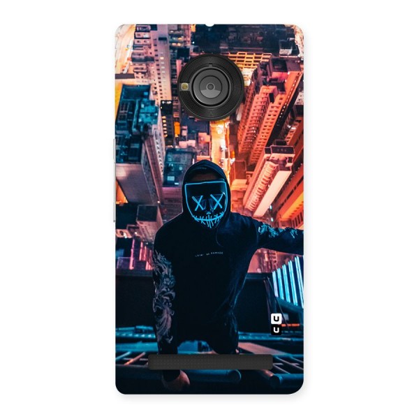 Mask Guy Climbing Building Back Case for Yu Yuphoria