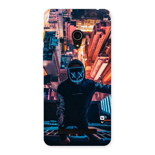 Mask Guy Climbing Building Back Case for Zenfone 5