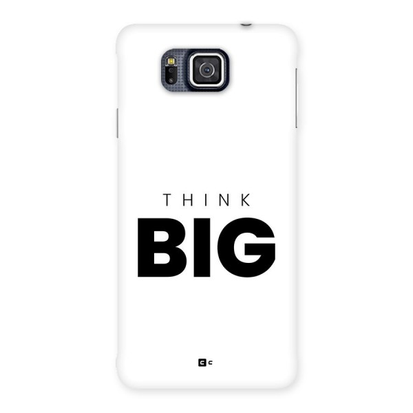 Massive Thought Back Case for Galaxy Alpha