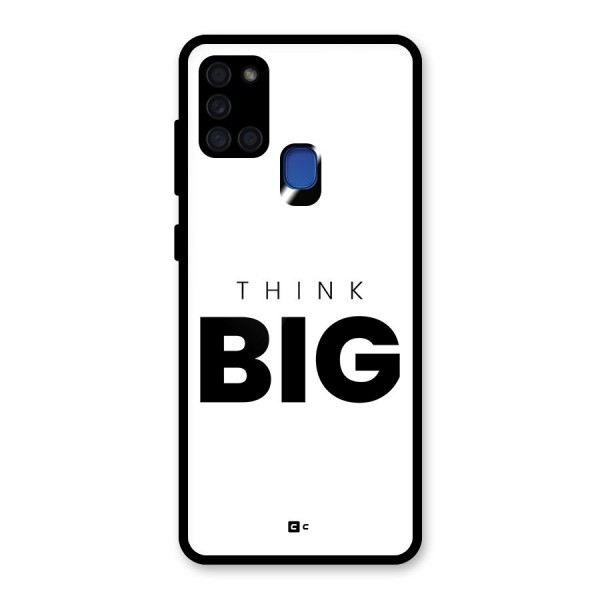 Massive Thought Glass Back Case for Galaxy A21s