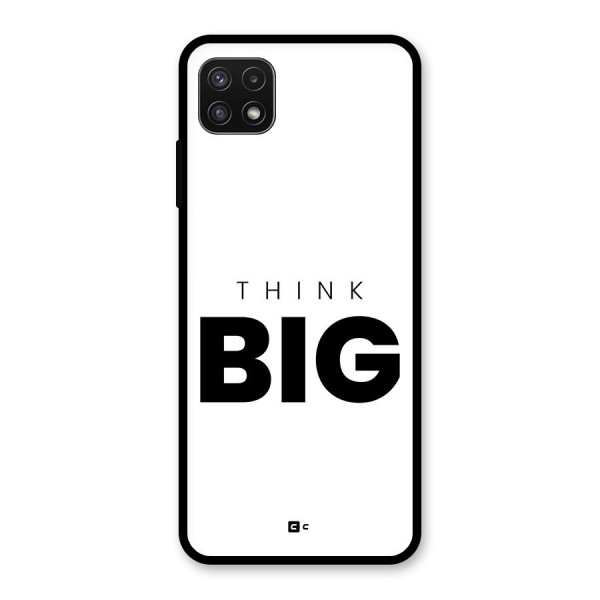 Massive Thought Glass Back Case for Galaxy A22 5G