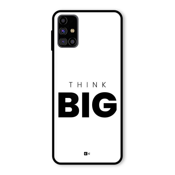 Massive Thought Glass Back Case for Galaxy M31s