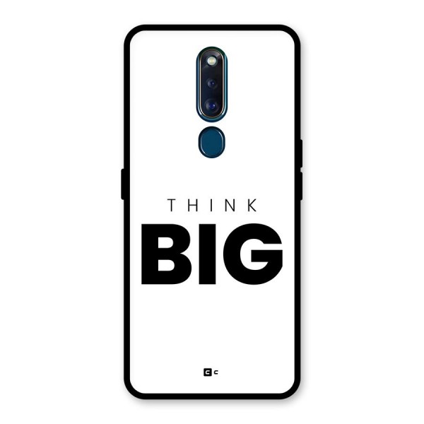 Massive Thought Glass Back Case for Oppo F11 Pro