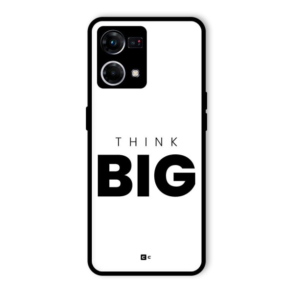 Massive Thought Glass Back Case for Oppo F21 Pro 4G