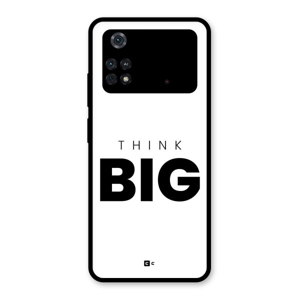 Massive Thought Glass Back Case for Poco M4 Pro 4G