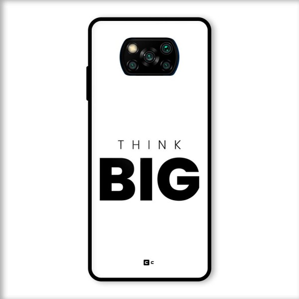 Massive Thought Glass Back Case for Poco X3