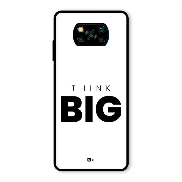 Massive Thought Glass Back Case for Poco X3 Pro