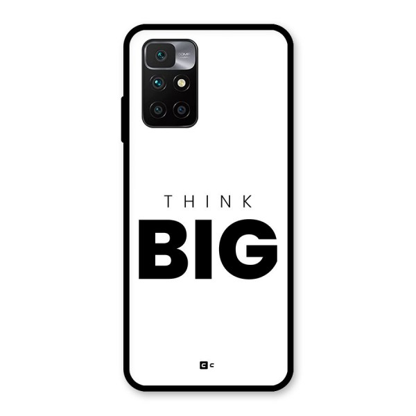 Massive Thought Glass Back Case for Redmi 10 Prime