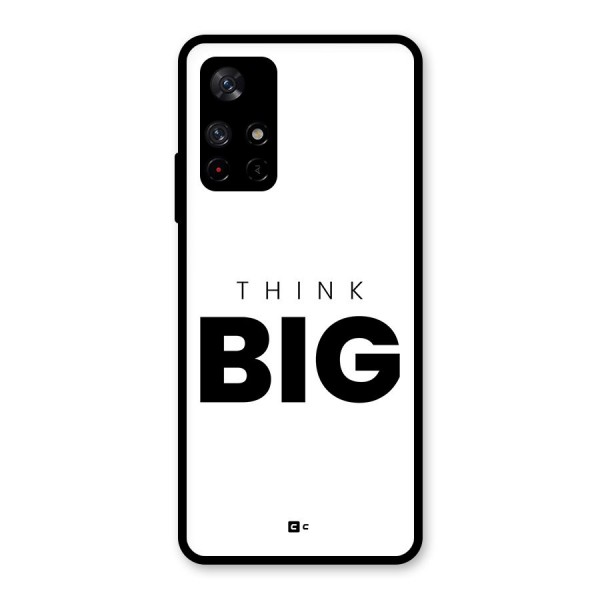 Massive Thought Glass Back Case for Redmi Note 11T 5G