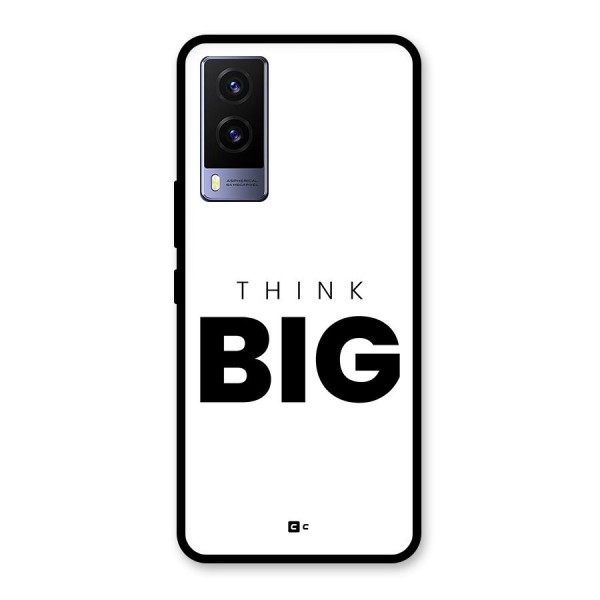 Massive Thought Glass Back Case for Vivo V21e 5G