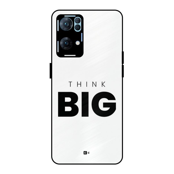 Massive Thought Metal Back Case for Oppo Reno7 Pro 5G