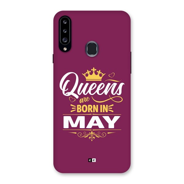 May Born Queens Back Case for Galaxy A20s