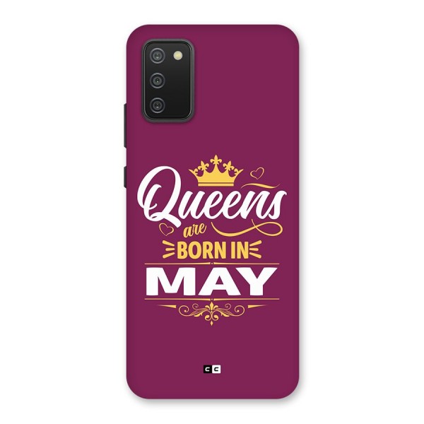 May Born Queens Back Case for Galaxy F02s