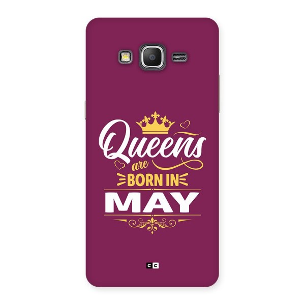 May Born Queens Back Case for Galaxy Grand Prime