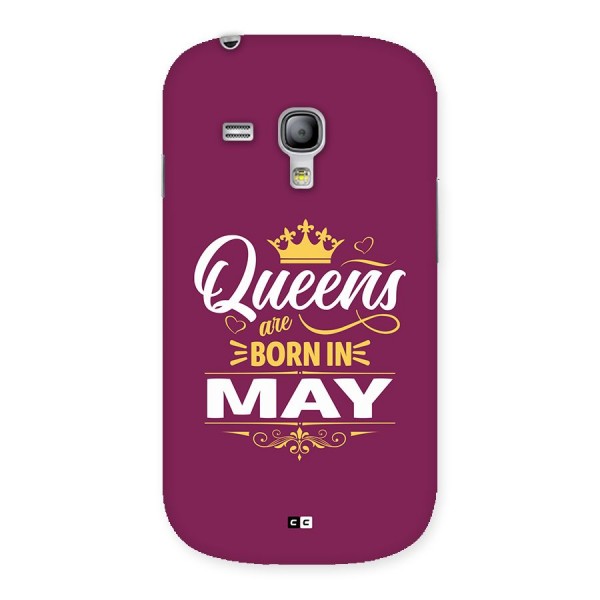 May Born Queens Back Case for Galaxy S3 Mini