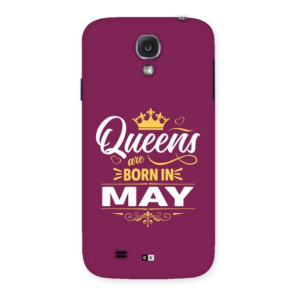 May Born Queens Back Case for Galaxy S4