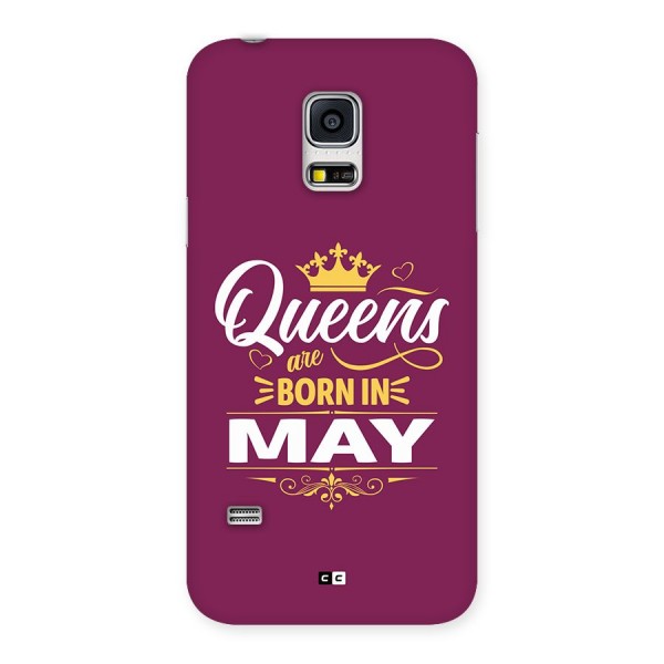 May Born Queens Back Case for Galaxy S5 Mini