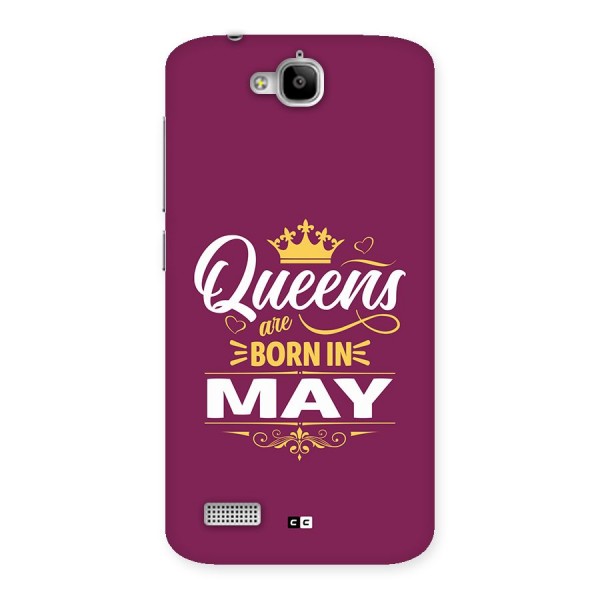 May Born Queens Back Case for Honor Holly