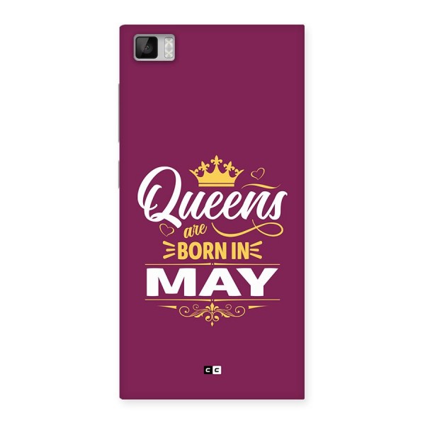 May Born Queens Back Case for Mi3