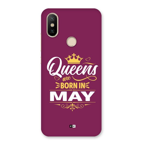 May Born Queens Back Case for Mi A2