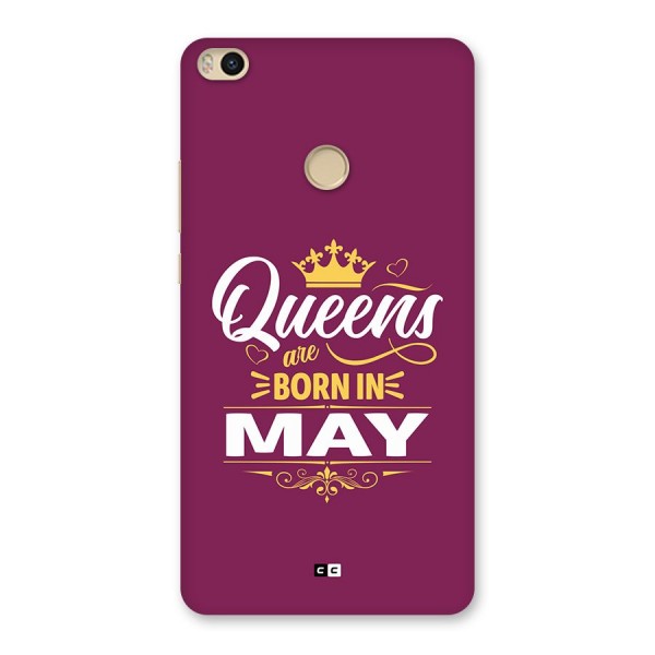 May Born Queens Back Case for Mi Max 2