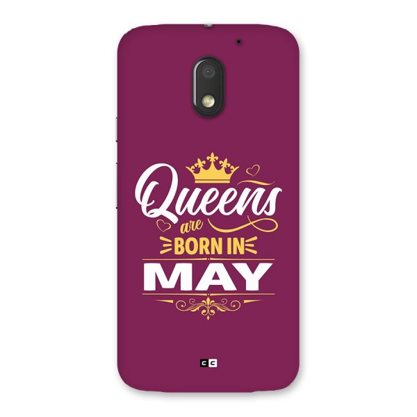 May Born Queens Back Case for Moto E3 Power