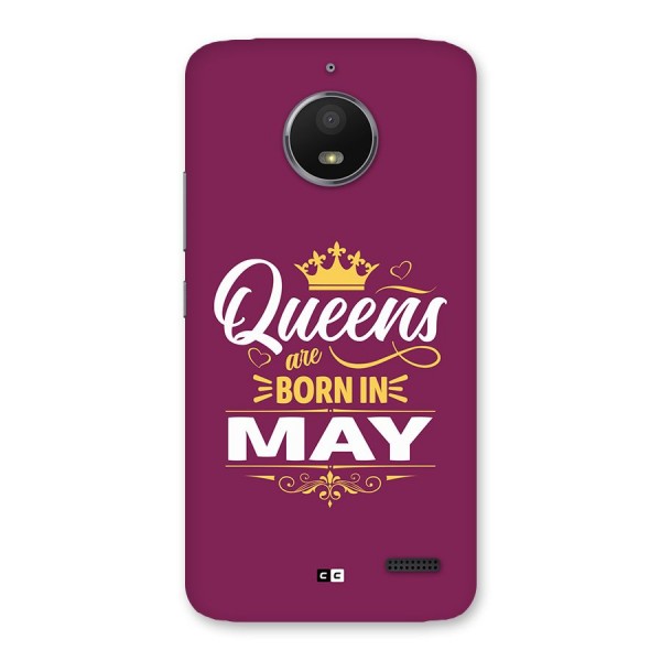 May Born Queens Back Case for Moto E4