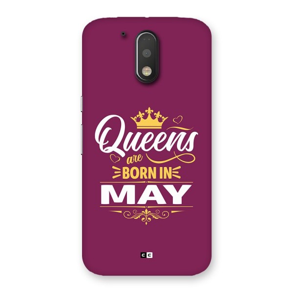 May Born Queens Back Case for Moto G4