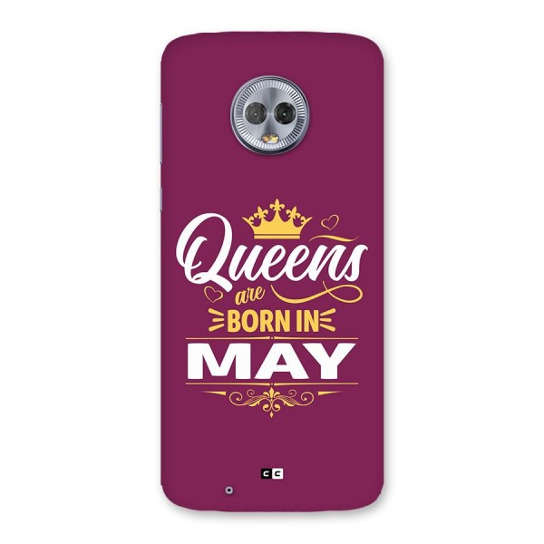 May Born Queens Back Case for Moto G6