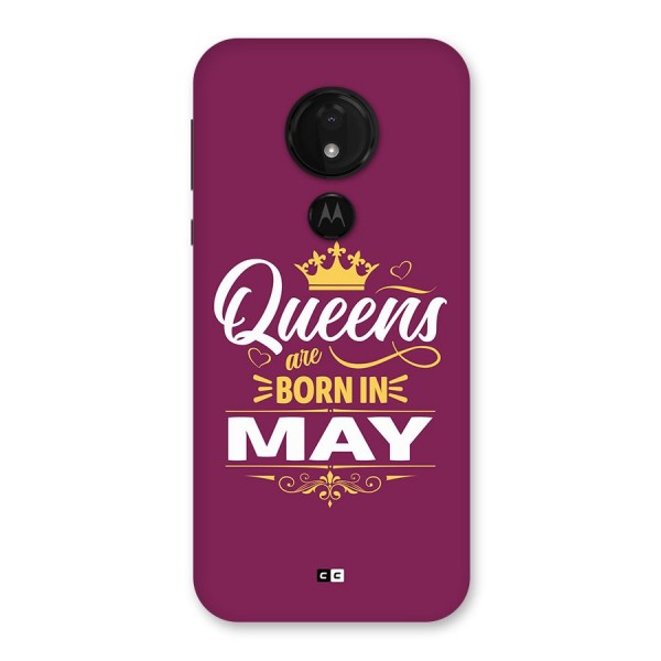 May Born Queens Back Case for Moto G7 Power