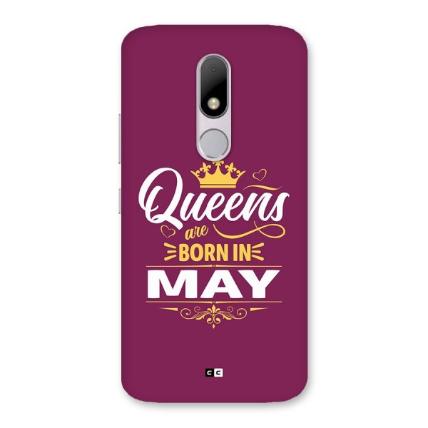 May Born Queens Back Case for Moto M