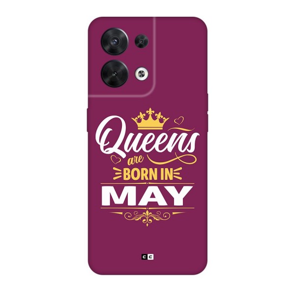 May Born Queens Back Case for Oppo Reno8 5G