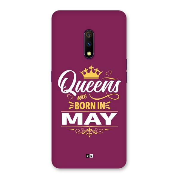 May Born Queens Back Case for Realme X