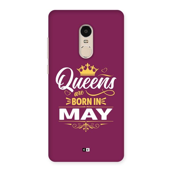 May Born Queens Back Case for Redmi Note 4