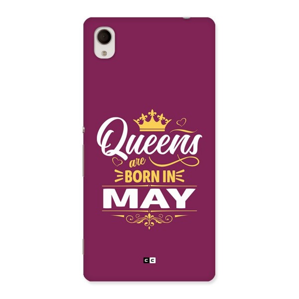 May Born Queens Back Case for Xperia M4 Aqua